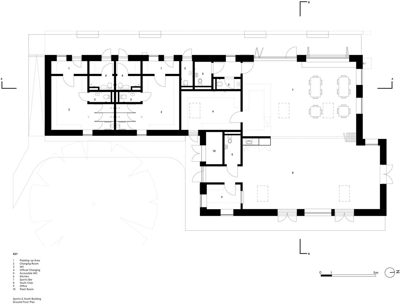 <p>Sports and Youth Pavilion Plan</p>